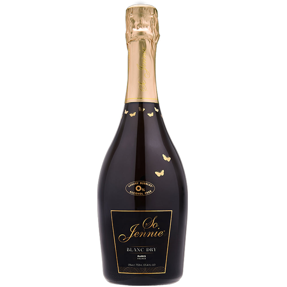 So Jennie Paris - Luxe Bubbels - Alcoholvrije Mousserende Wijn - Blanc Dry - Halve Fles