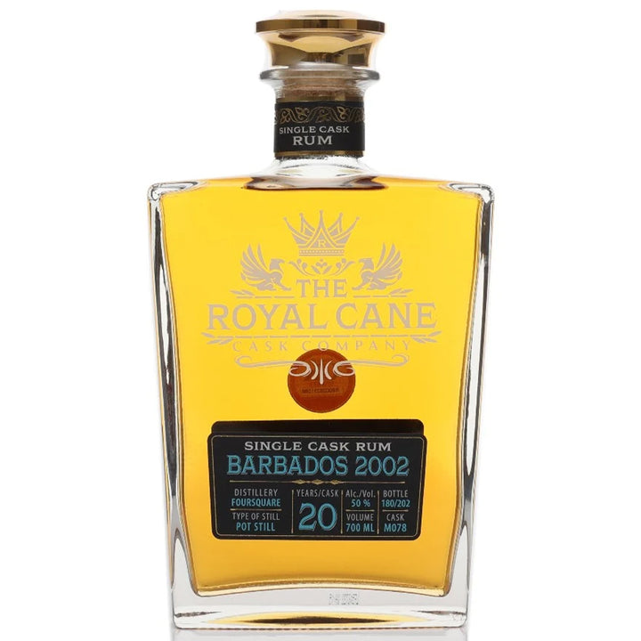 2002 - Foursquare - Barbados Single Cask Rum - Vat M078 - 20 jaar oud