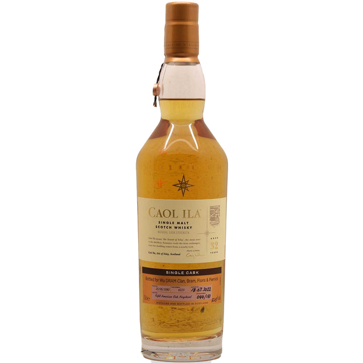 1990 - Caol Ila - 32 jaar - Wu Dram Clan, Bram, Floris &amp; Pierrick - Single Cask #6223