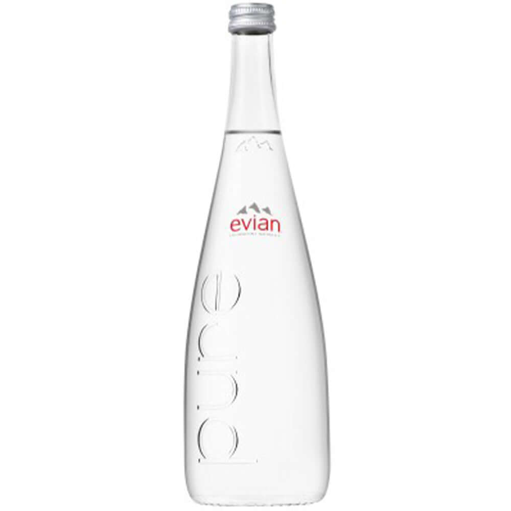 Evian - Con gas - Botella de vidrio - VP