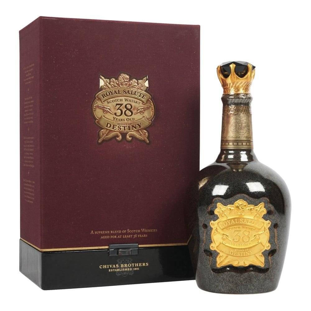 Chivas Royal Salute - 38 yrs - Stone of Destiny - 38yrs - 50cl - Onshore Cellars